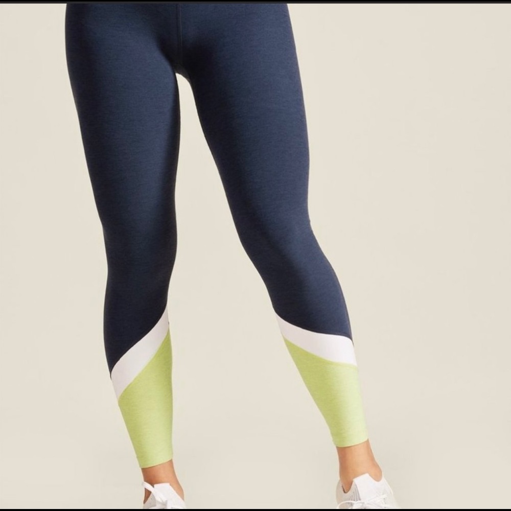 NWOT Beyond Yoga x Peloton Mixed Panels Leggings - Sz. Large